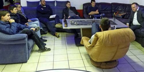 Foto des Jugendhearings mit dem Bürgermeister in Köndringen